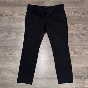 Leyla Womens PullOn Pants Black 10P Stretch Business Casual Dressy Office Career